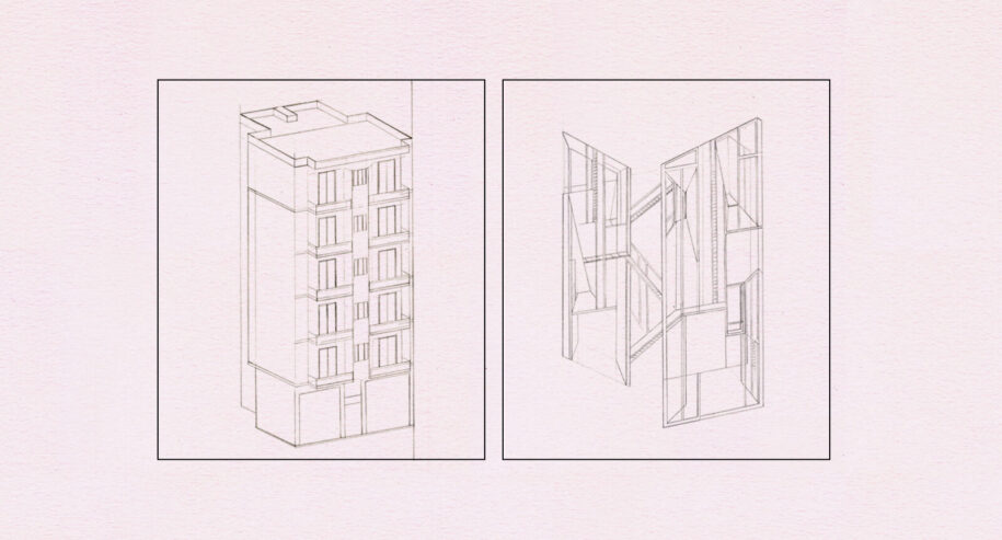 Archisearch Narrative wanderscapes – The case of an apartment building | Diploma thesis by Aliki Chamalidou