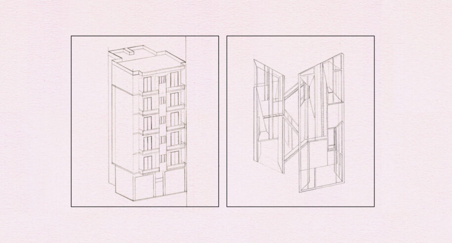 Archisearch Narrative wanderscapes – The case of an apartment building | Diploma thesis by Aliki Chamalidou