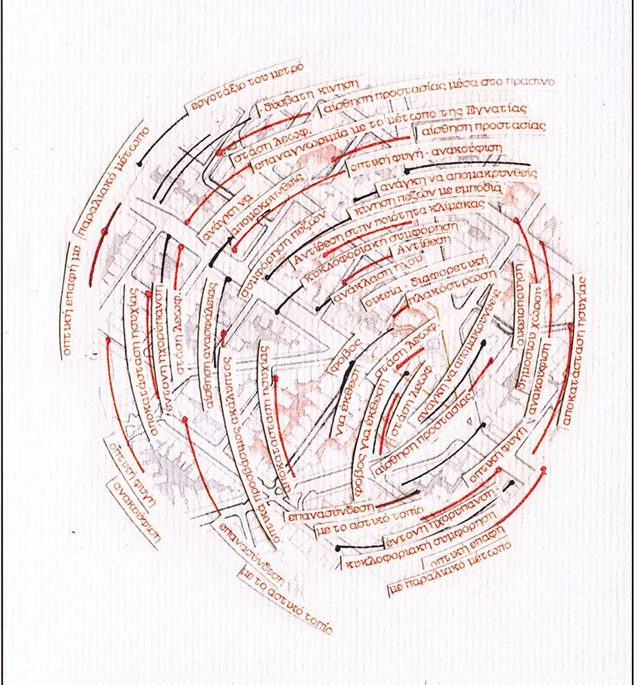 Archisearch Narrative wanderscapes – The case of an apartment building | Diploma thesis by Aliki Chamalidou