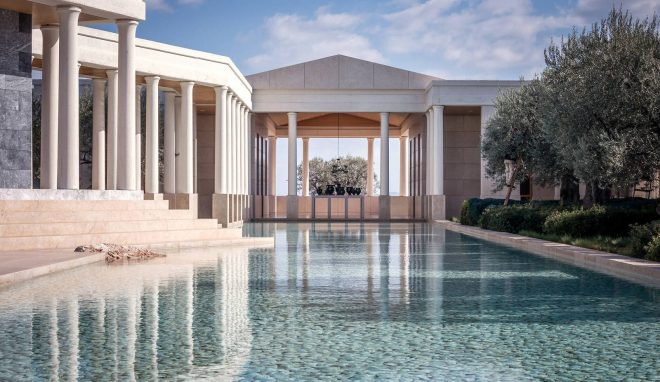 Archisearch - Amanzoe luxury hotel & villas in Porto Heli | Edward Tuttle / Designrealization & Doxiadis+ landscape architects
