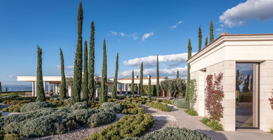 Archisearch Amanzoe luxury hotel & villas in Porto Heli | Edward Tuttle / Designrealization & Doxiadis+ landscape architects