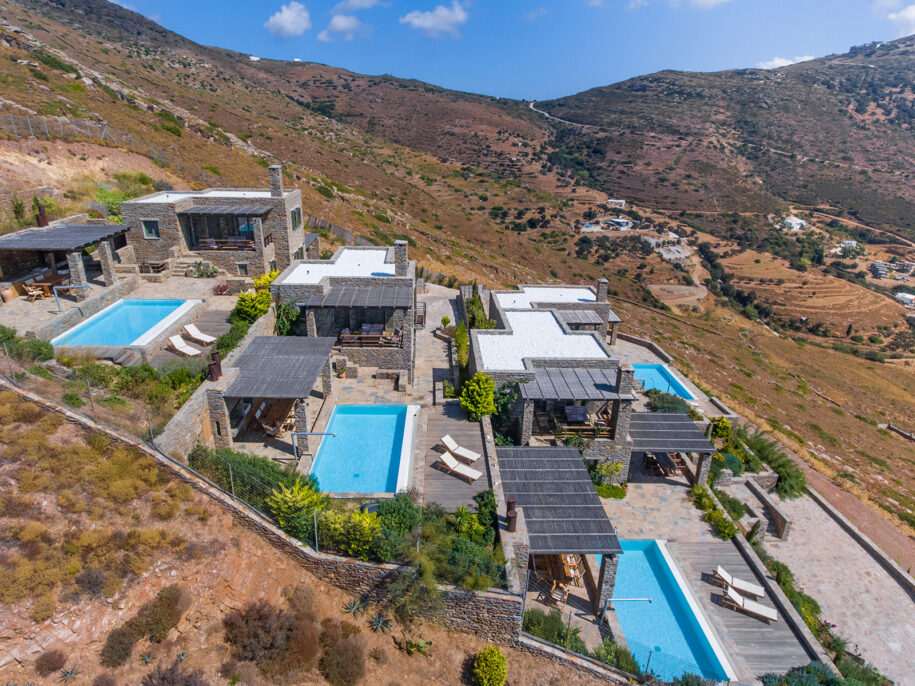 Archisearch ANDROS TESSERA: 4 residences in Andros island by CITICON building spaces