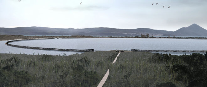 Archisearch - INTERFERING IN-BETWEEN_Landscape Interventions in the Wetlands of Gialova | Diploma thesis by Anna Tsoka