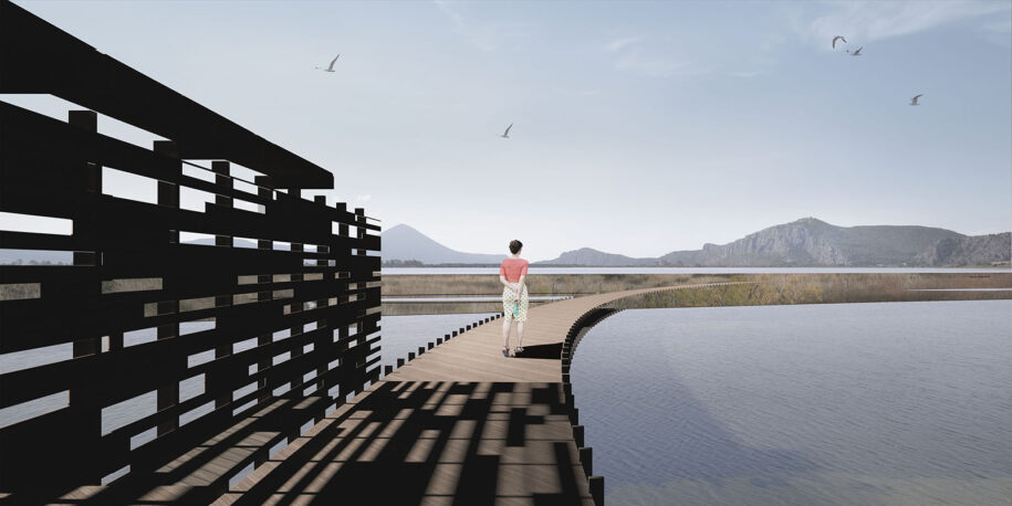 Archisearch INTERFERING IN-BETWEEN_Landscape Interventions in the Wetlands of Gialova | Diploma thesis by Anna Tsoka