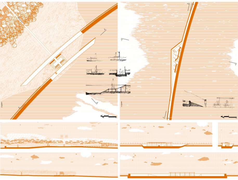 Archisearch INTERFERING IN-BETWEEN_Landscape Interventions in the Wetlands of Gialova | Diploma thesis by Anna Tsoka