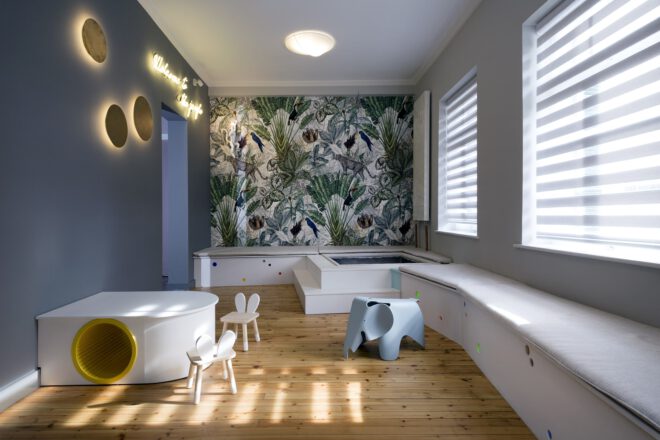 Archisearch - Architect Annita Koutsonanou converted the ground floor of a two-storey house into a pediatric clinic in Kozani, Greece