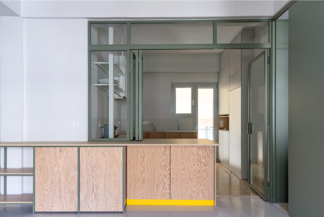 Archisearch - Antiochias Apartment: that studio completed an earthy yet colourful renovation in Agios Panteleimonas, Athens