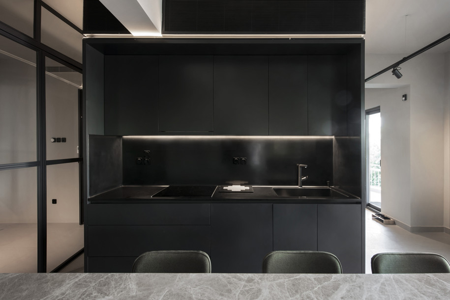 Plaini and Karahalios Architects, Διαμέρισμα στην Γλυφάδα, Apartment in Glyfada, 2018, Γλυφάδα, Αθήνα, Επίκυκλος Τεχνική Κατασκευαστική