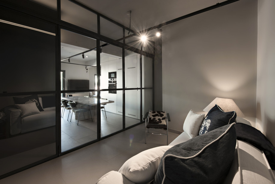 Plaini and Karahalios Architects, Διαμέρισμα στην Γλυφάδα, Apartment in Glyfada, 2018, Γλυφάδα, Αθήνα, Επίκυκλος Τεχνική Κατασκευαστική