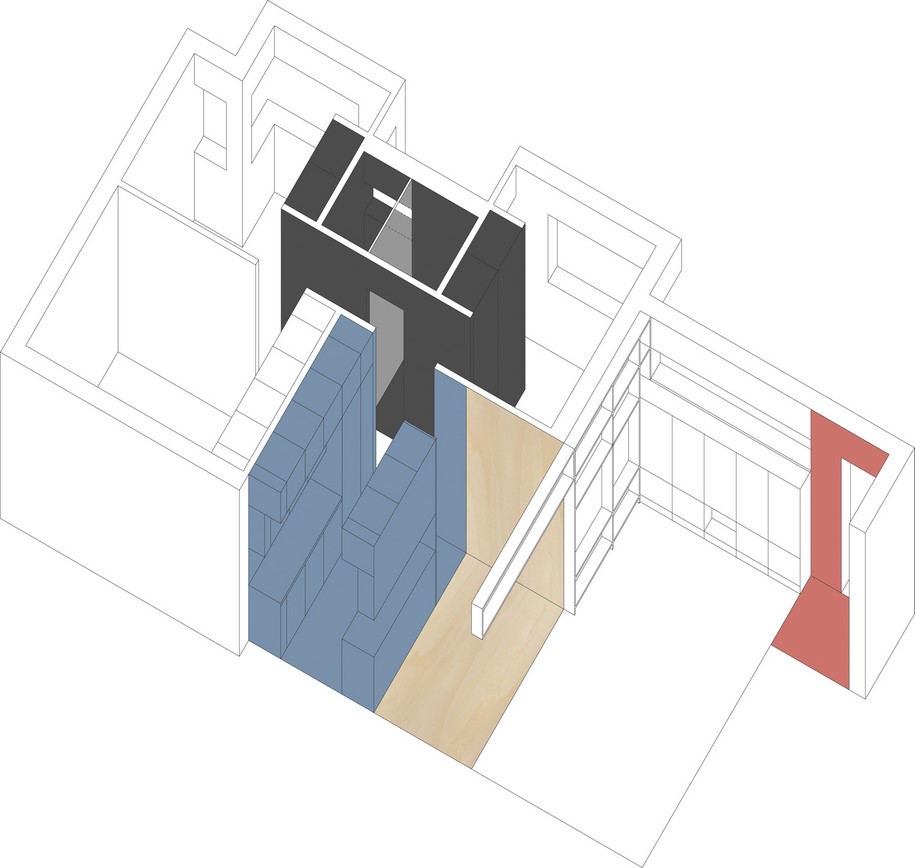 Threshold as an Everyday Experience, Plaini and Karahalios Architects, Κορυδαλλός, Αθήνα, Apartment in Korydallos, Epikyklos Technical Construction, Επίκυκλος Τεχνική Κατασκευαστική,