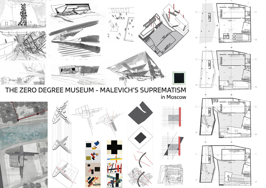 Apostolia Michalou, Αποστολίας Μιχαλού, The Zero Degree Museum, Malevich, Suprematism, diploma thesis, διπλωματική εργασία, Αριστοτέλειο Πανεπιστήμιο Θεσσαλονίκης, 2018