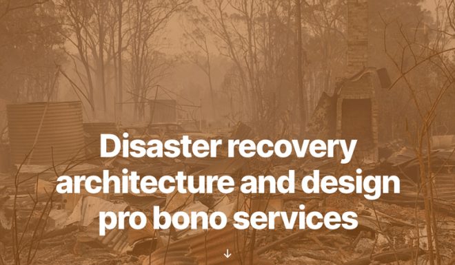 Archisearch - Architects Assist: 300 architects offer pro bono work in Australia