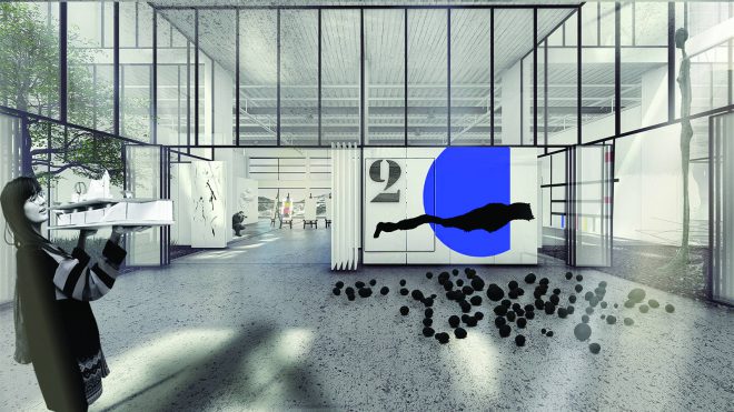 Archisearch - Architects E. Hadjinicolaou & Ch. Psathiti along with a team of collaborators won a commendation at the architectural competition for the Preliminary Design of the School of Applied and Fine Arts in Florina