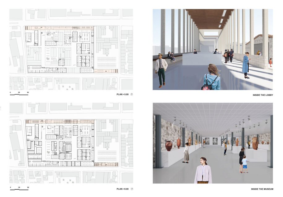 Archisearch Athenian Centralities: Redefining the Long Walls | Diploma thesis by Maria Lakoumenta