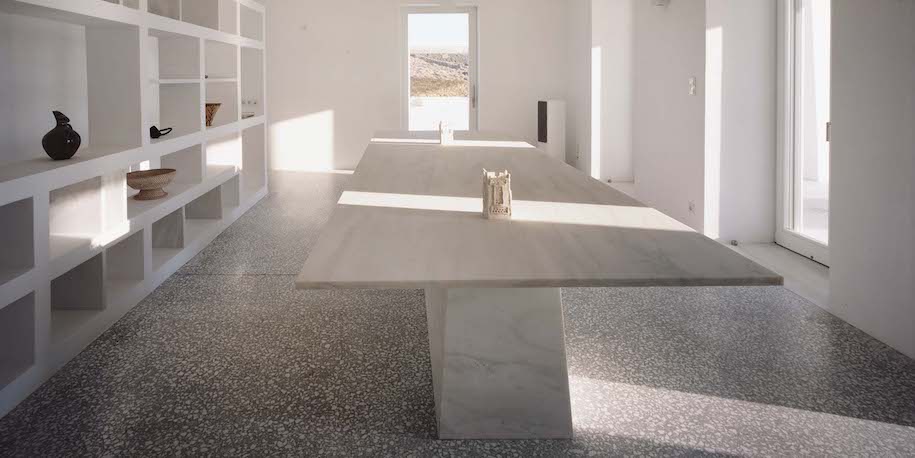 Archisearch Avlakia House by ARP blends with the topography of Antiparos island