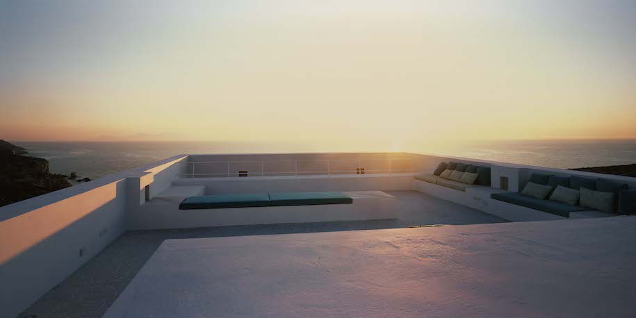 Archisearch Avlakia House by ARP blends with the topography of Antiparos island