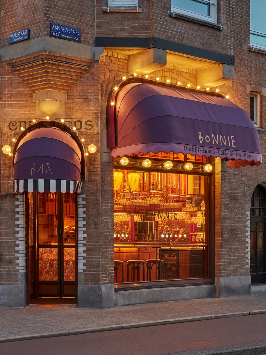 Archisearch Studio Modijefsky transformed a classic Amsterdam venue into Bonnie: a finest, traditional bistro bar