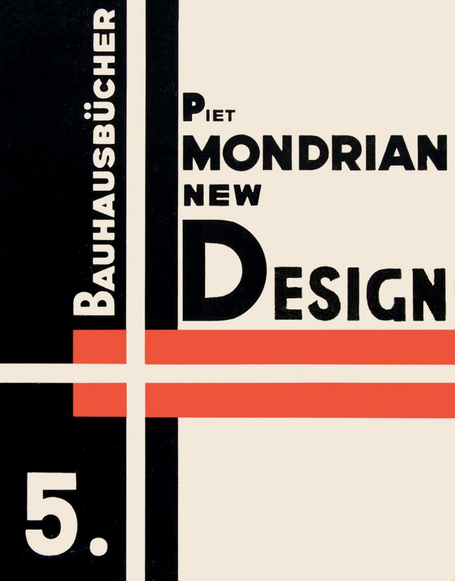 bauhaus, bauhaus journal, Piet Mondrian, Bauhausbücher 5,  NEW DESIGN, 2019, Lars Müller