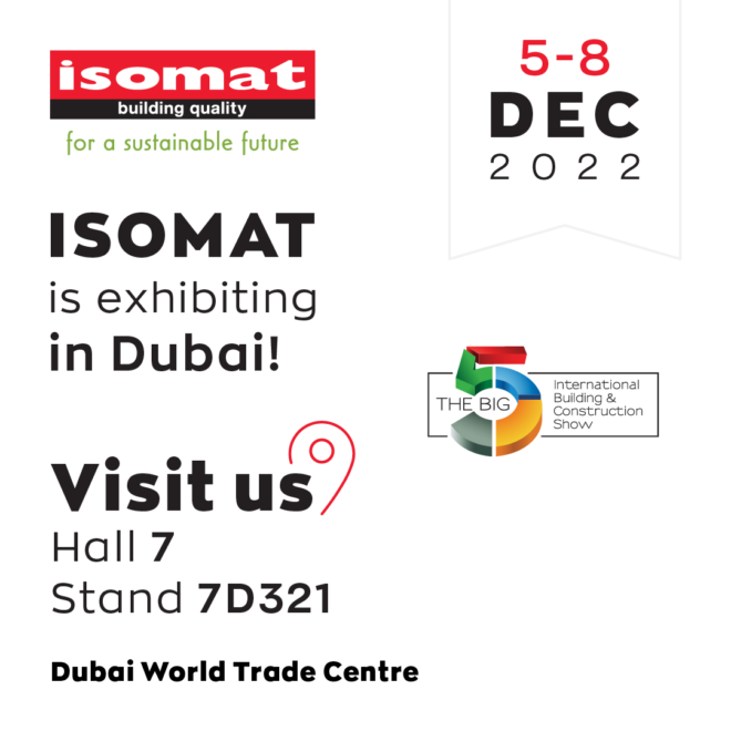 Archisearch - Η ISOMAT στην Big 5 Dubai 2022