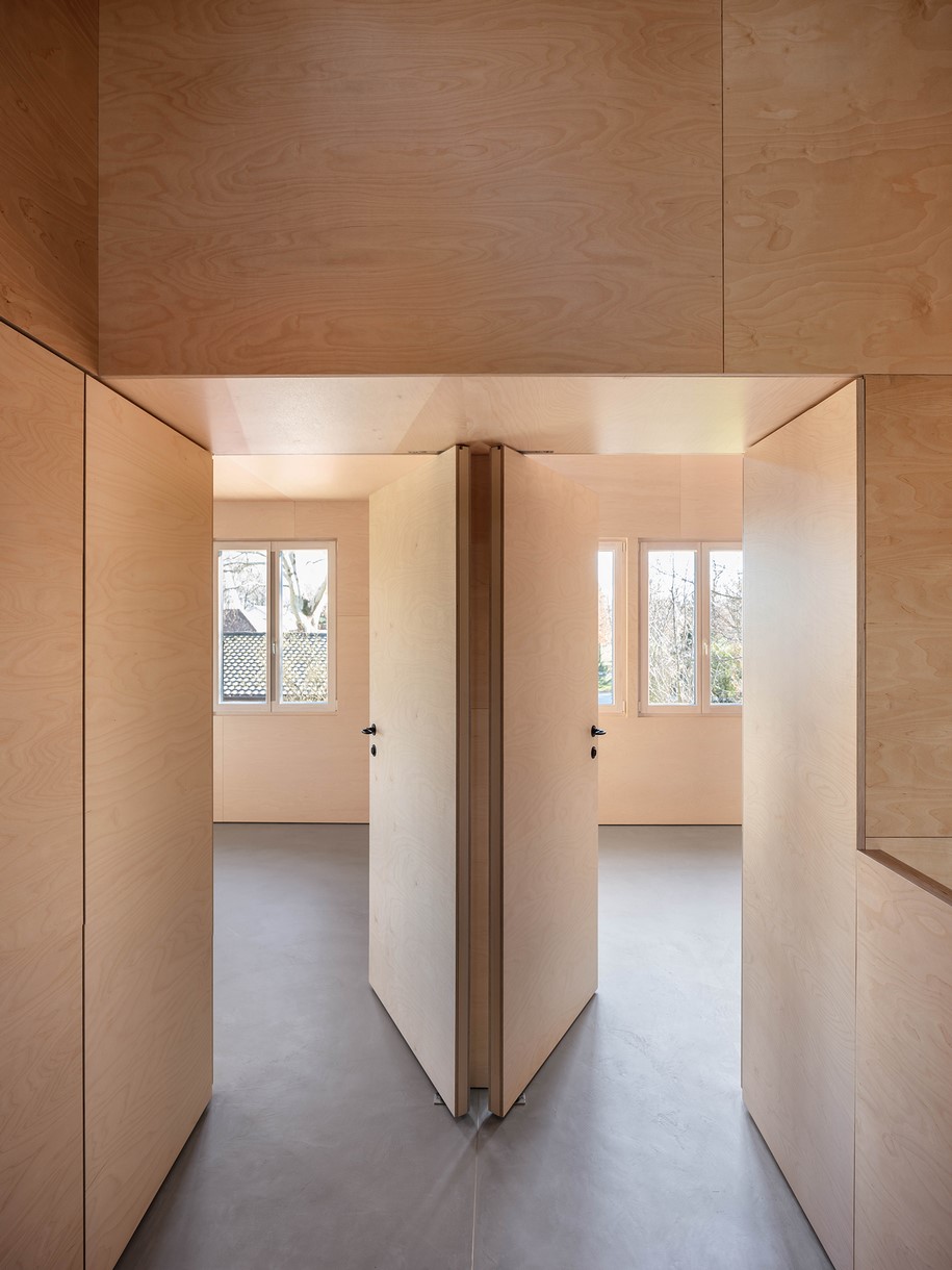 BUREAU,  Daniel Zamarbide, Switzerland,  inside out, house, geneva, renovation, the servant, movie, mr barrets house, 2019