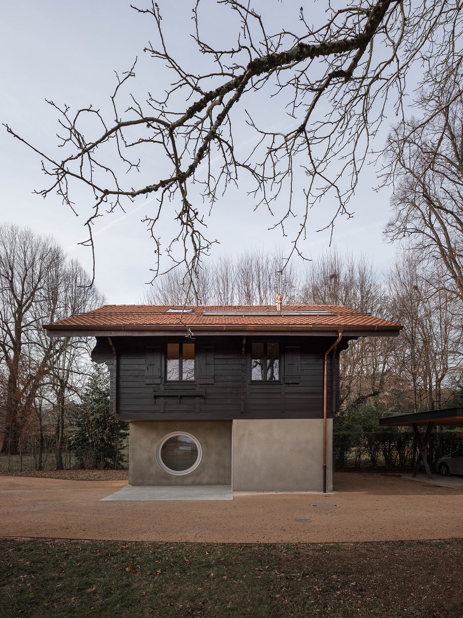 BUREAU,  Daniel Zamarbide, Switzerland,  inside out, house, geneva, renovation, the servant, movie, mr barrets house, 2019