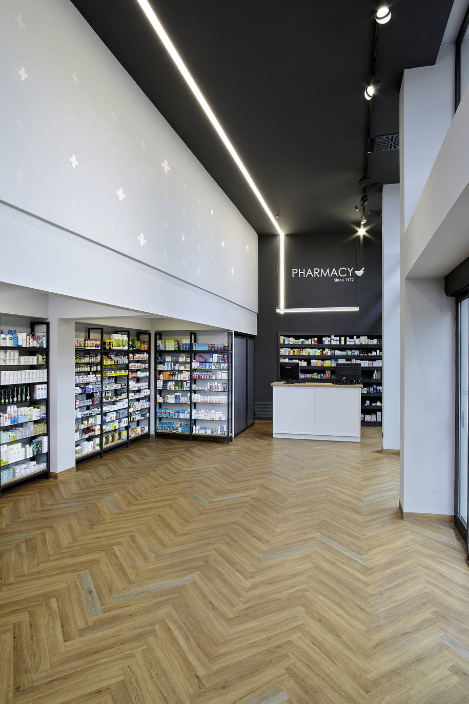 Amalgama Architects, B&W Minimalism, Pharmacy, Ioannina, Ιωάννινα, 2018