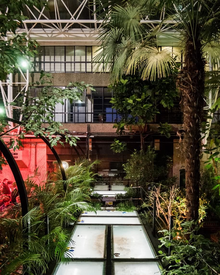 Archisearch The Exotic Brutalism of the Barbican Conservatory Depicted by Luke Hayes