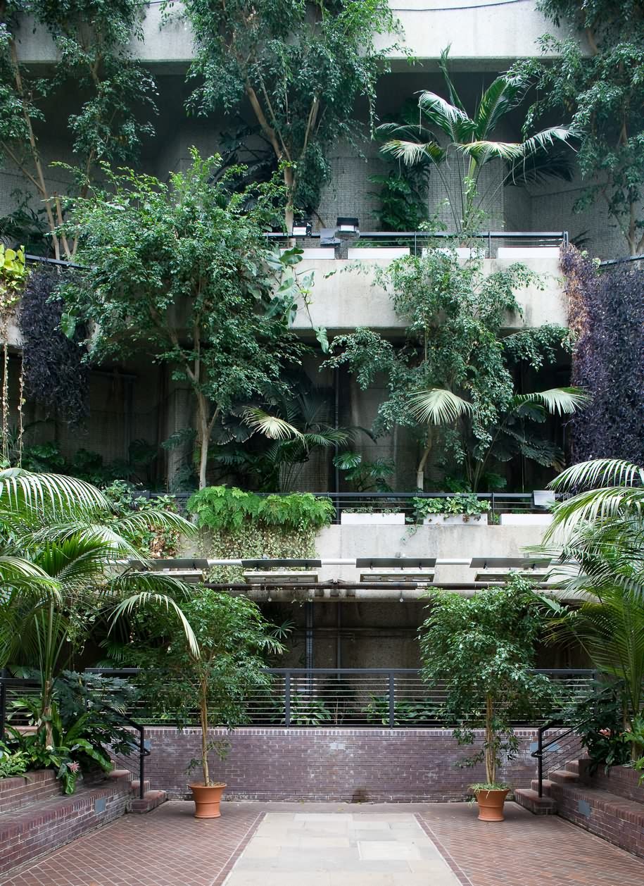 Archisearch The Exotic Brutalism of the Barbican Conservatory Depicted by Luke Hayes