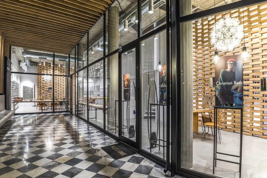 Archisearch The Lodger Architecture Studio redesigned Be Seen eyewear boutique in Halandri