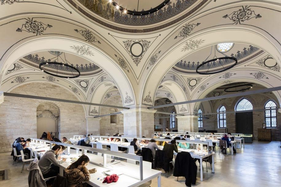 Tabanlıoğlu Architects, Library, renovation, Instanbul, Beyazit Public Library, 2015, architecture, interiors