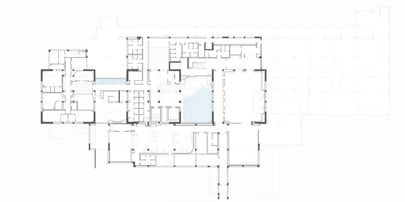 Archisearch Block722-JW Marriott Crete Resort & Spa-Μain building underground floor plan