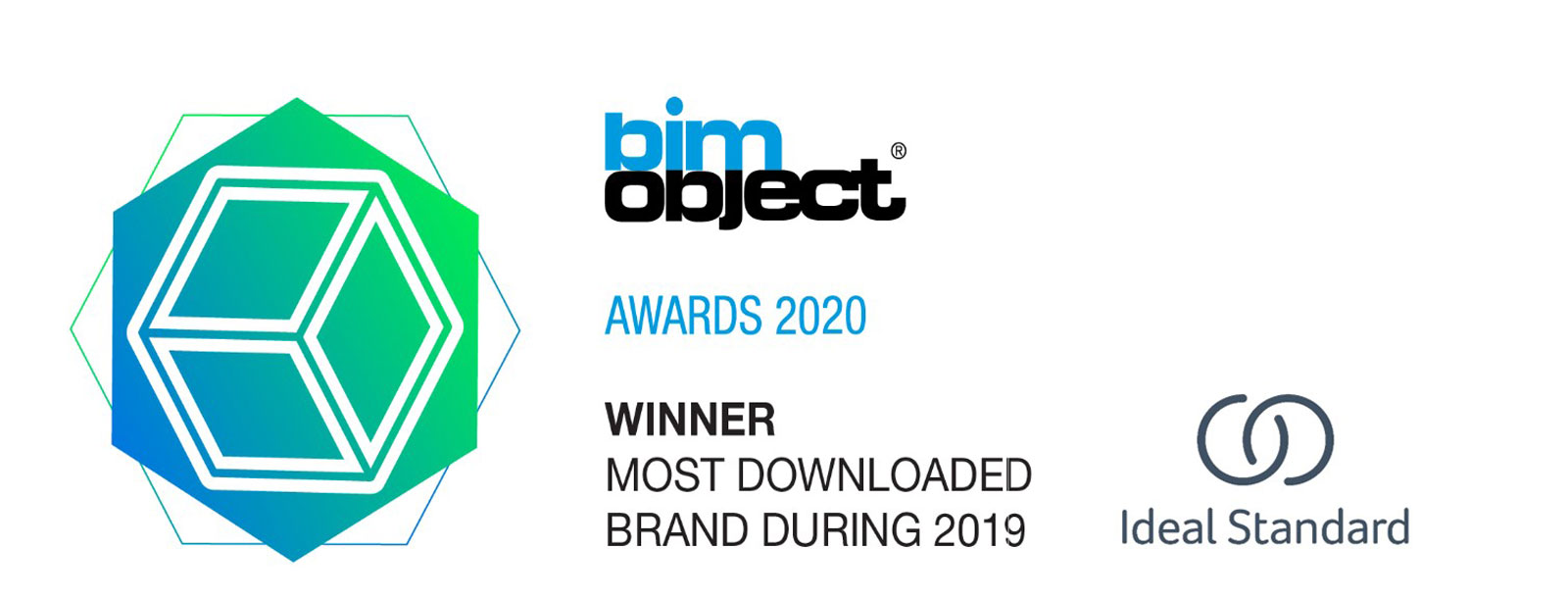 Archisearch Ideal Standard awarded ‘Most downloaded brand’ at BIMOBJECT AWARDS 2020