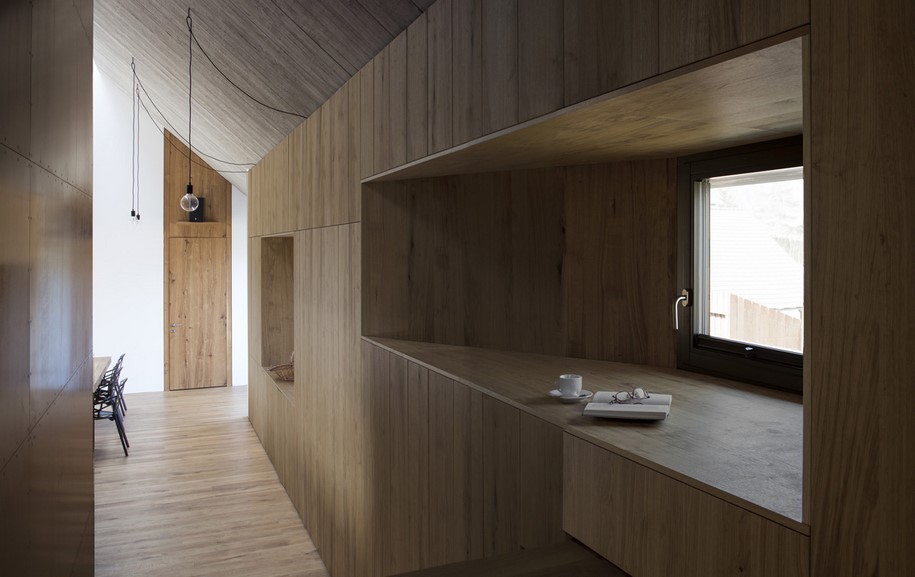 Chimney house, dekleva gregorič architects, Slovenia, 2016, local, chimney, residence, wood, skylight