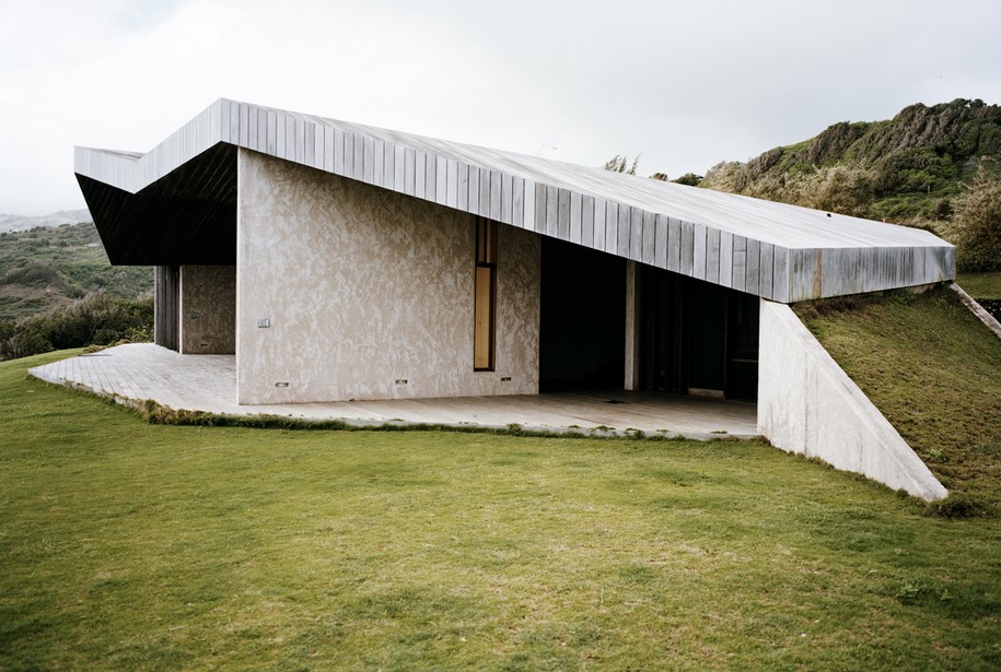 Archisearch Clifftop House by dekleva gregorič arhitekti consists of several mini houses under a common roof