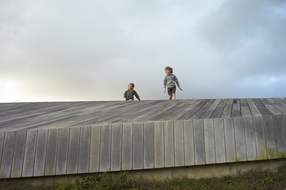 Archisearch Clifftop House by dekleva gregorič arhitekti consists of several mini houses under a common roof