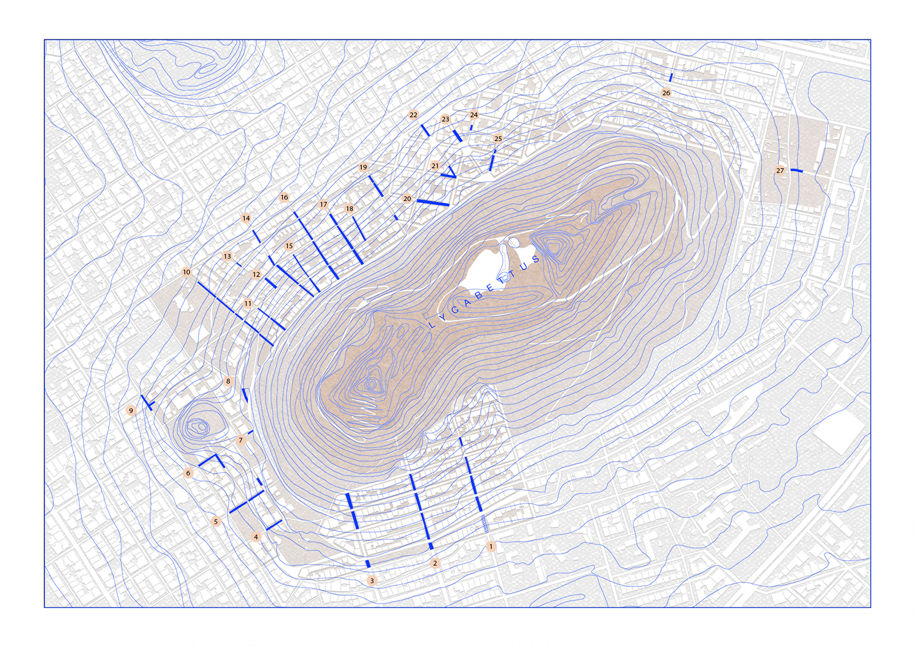 Archisearch CLIMAX_Urban Ιnterventions in the Inclined Landscape of Lycabettus | Diploma Thesis by Christina Mammi & Ioannis Paraskevaidis