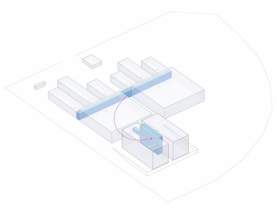 Archisearch Extension to CTLES archive works in continuity with Perrault’s building / Antonini + Darmon and RMDM architects