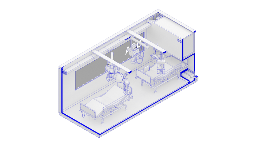 Archisearch Connected Units for Respiratory Ailments (CURA) for emergency coronavirus treatment | Carlo Ratti and Italo Rota architets