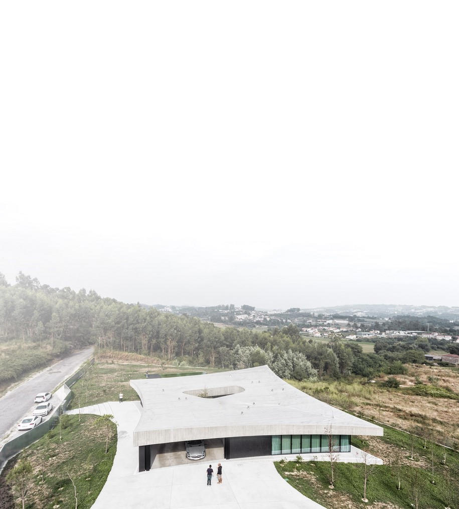 Cabo de Vila, Portugal, Spaceworkers, house, home, pool, exotic, concrete, architecture, interiors, living, valley, nature