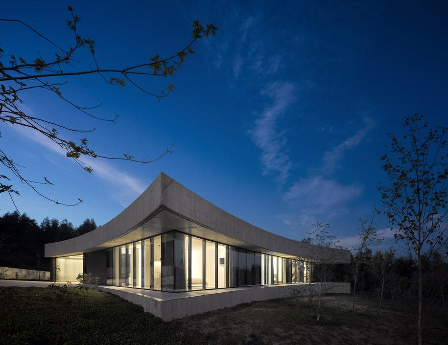 Cabo de Vila, Portugal, Spaceworkers, house, home, pool, exotic, concrete, architecture, interiors, living, valley, nature