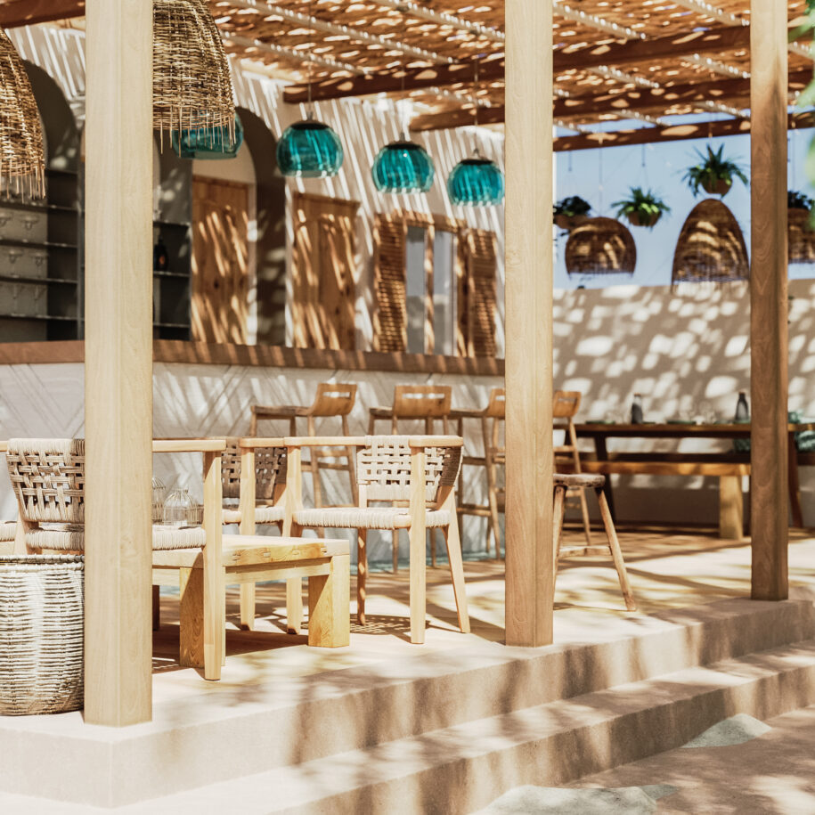 Archisearch Caomma Beach Bar in Syros, Cyclades | Mado Samiou Architecture