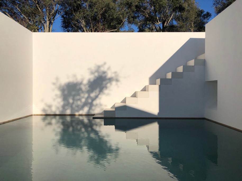 Archisearch Pedro Domingos Arquitectos designed Casa Luum, a minimal holiday house in Portugal