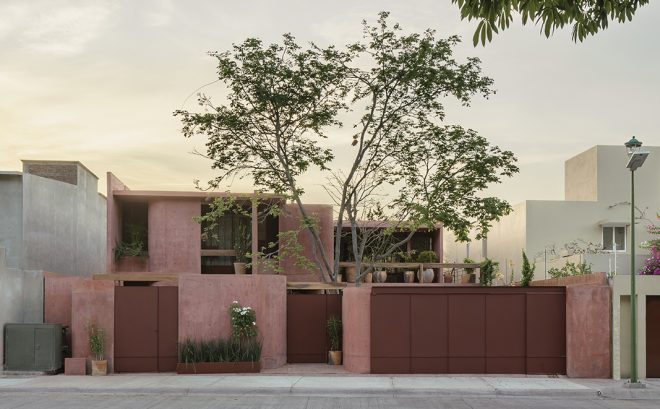 Archisearch - Architecture in Colour: Red house in Mexico by Angel García Arquitectura embeds local tradition into everyday life through the reddish tones of Oaxacan ceramics