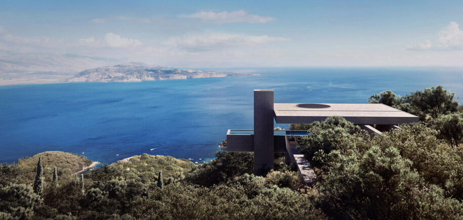 Archisearch Casa Odyssia: a Doric residence in the Ionian Sea by Konstantinos Stathopoulos / KRAK. architects