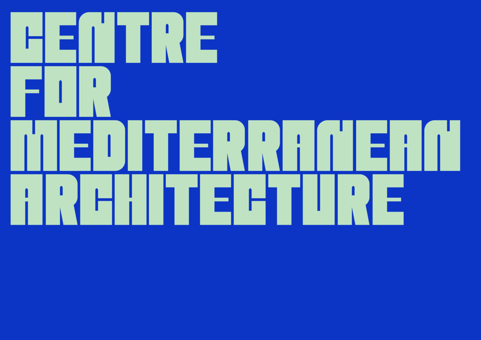 Archisearch The rebirth of an architectural & cultural organisation. | Branding and new website for the Centre for Mediterranean Architecture (CAM) curated by Design Ambassador