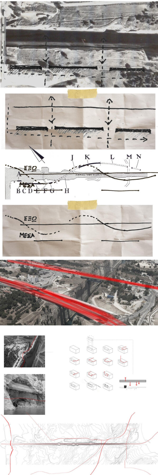 Archisearch Aggelos Chatzatoglou & Eleftherios Karydis Designed a Museum of modern history at the Isthmus of Corinth