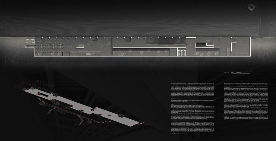 Archisearch Aggelos Chatzatoglou & Eleftherios Karydis Designed a Museum of modern history at the Isthmus of Corinth