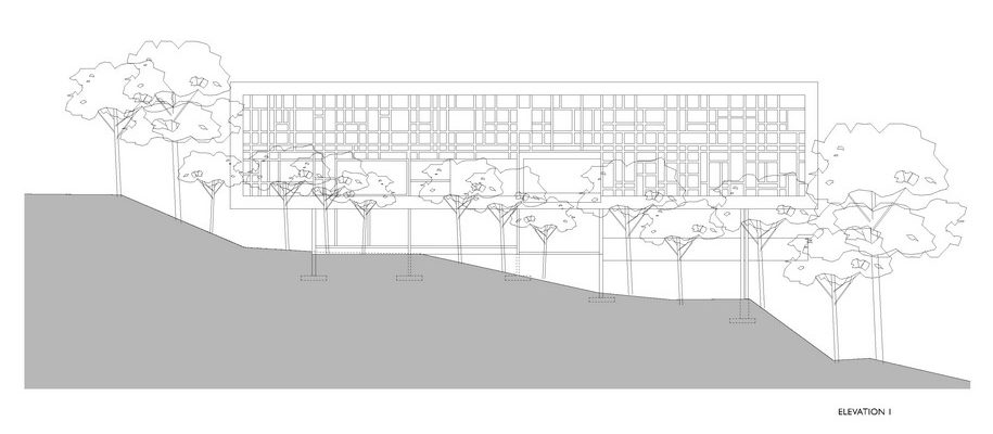 Archisearch WHBC Architects designed a concrete tropical box that embraces the lush jungle in Malaysia