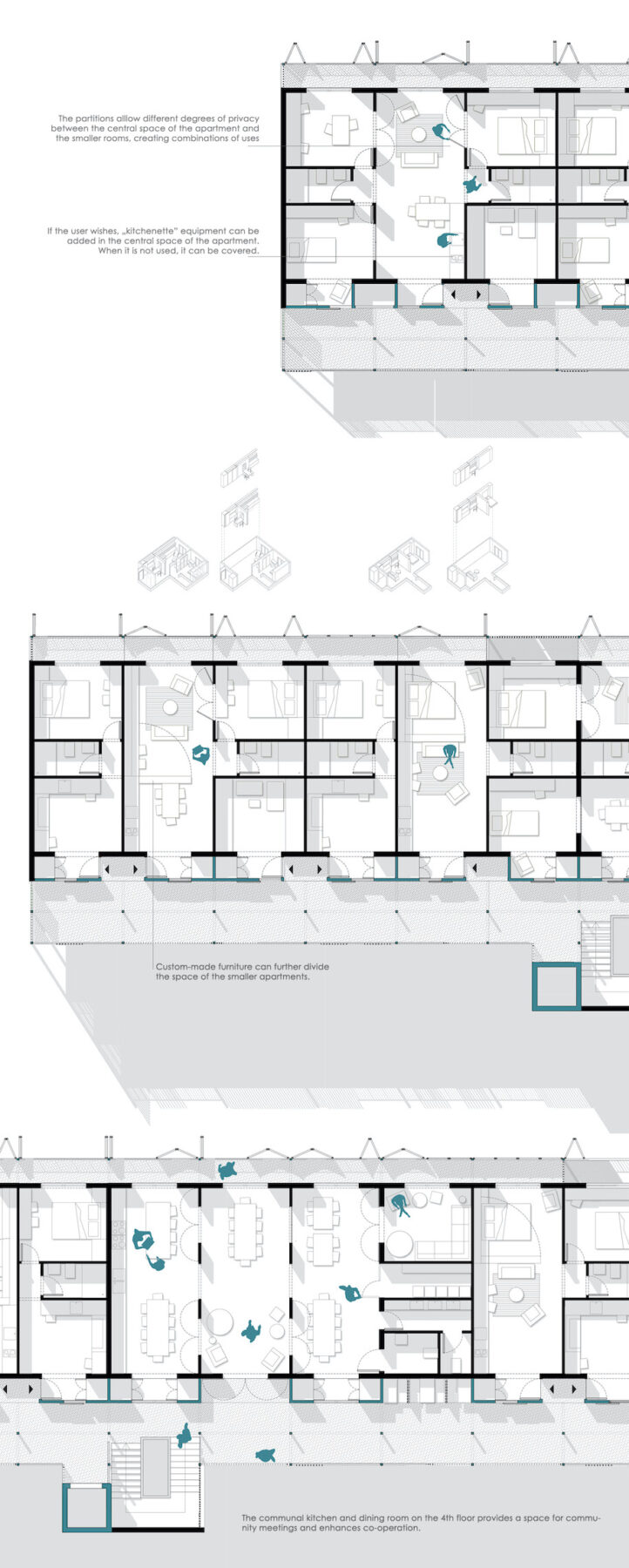 Archisearch Dourgouti “Commons”: Co-Housing at the social housing complex in Neos Kosmos | Diploma thesis by Christina Tsekoura