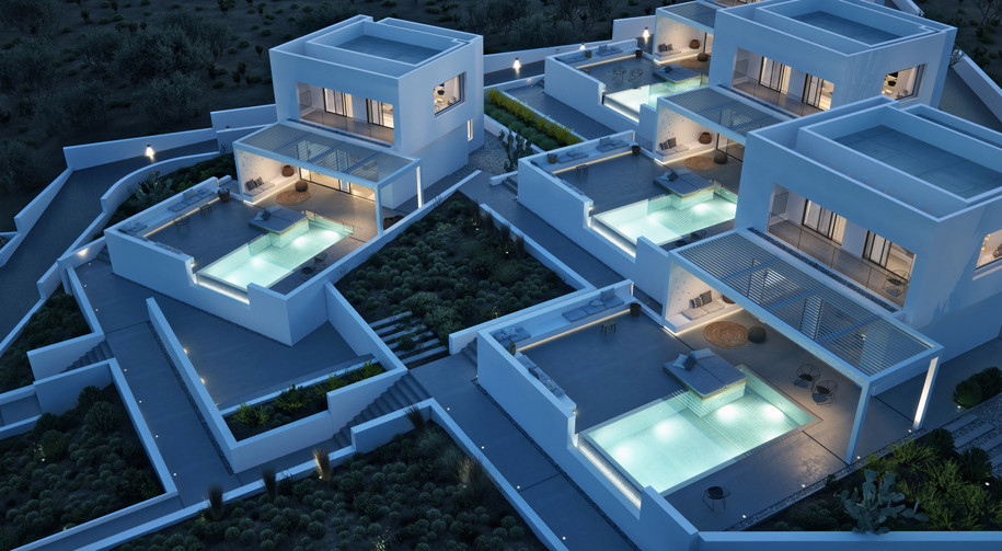 Cocoon Villas, Anna Garefalaki, 3+ architecture, Chersonisos, Crete, Greece